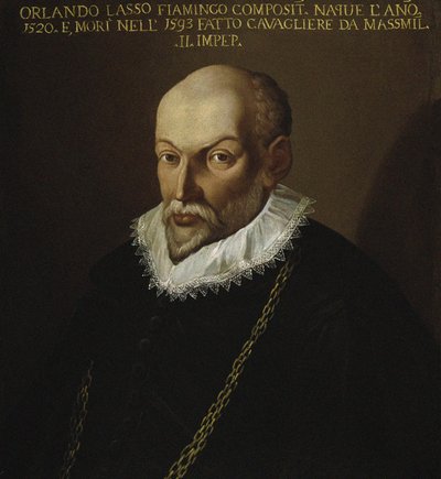 Portrait of the Composer Roland de Lassus, 1532-1594 by Unbekannt