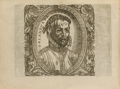 Portrait of the Composer Roland de Lassus by Unbekannt