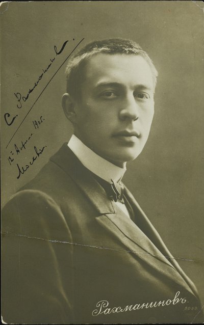 Portrait of the Composer Sergei Rakhmaninov by Unbekannt