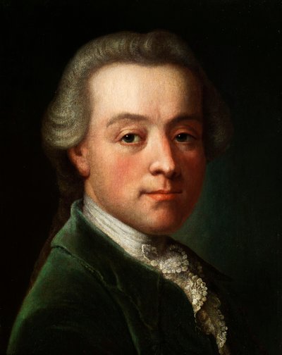 Portrait of the composer Wolfgang Amadeus Mozart 1756-1791, c. 1789 by Unbekannt