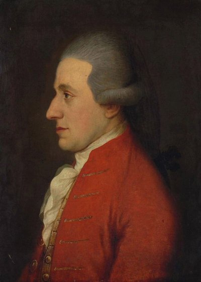 Portrait of the Composer Wolfgang Amadeus Mozart by Unbekannt