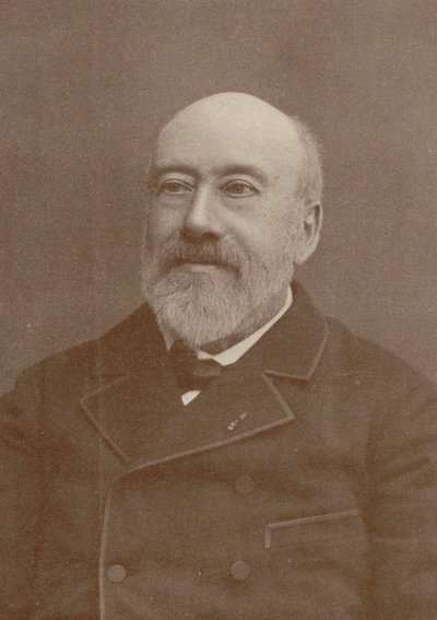 Portrait of the composer and chansonnier Gustave Nadaud, 1880 by Unbekannt