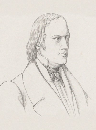 Portrait of the conductor and composer Johann Nepomuk Schelble by Unbekannt