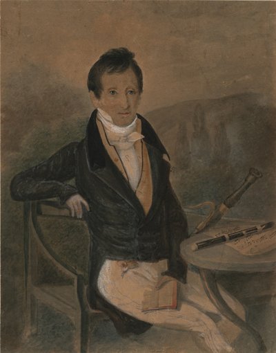 Portrait of the Flute Player Jean-Louis Tulou by Unbekannt