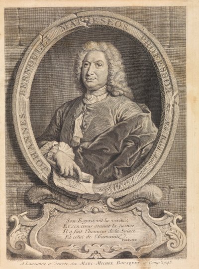 Portrait of the mathematician Johann Bernoulli by Unbekannt