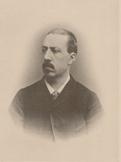 Portrait of the organist and composer Charles-Marie Widor, 1870-1875 by Unbekannt