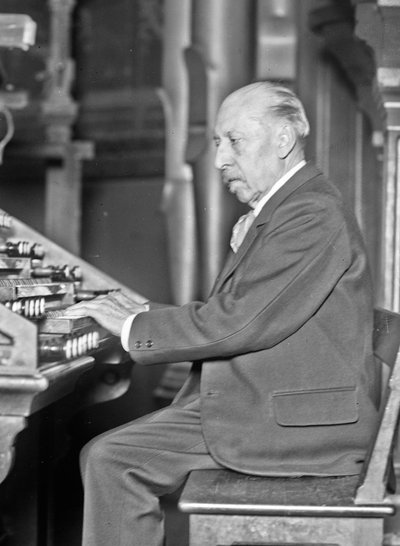 Portrait of the Organist and Composer Charles-Marie Widor, 1927 by Unbekannt
