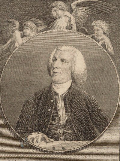 Portrait of the organist and composer John Stanley by Unbekannt