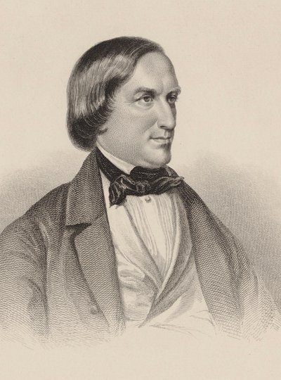 Portrait of the Pianist and Composer Karl August Krebs by Unbekannt