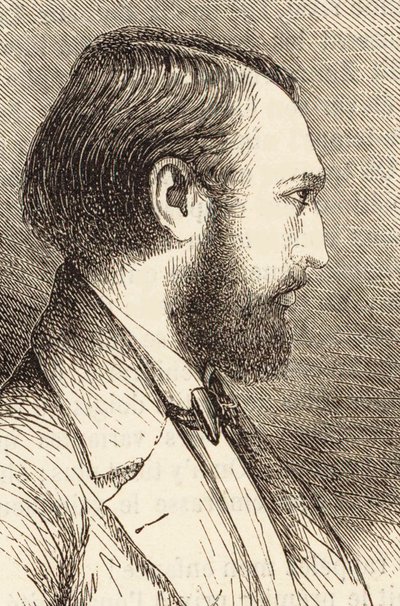 Portrait of the pianist and composer Louis Lacombe by Unbekannt