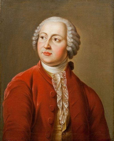 Portrait of the Scholar Mikhail V. Lomonosov by Unbekannt