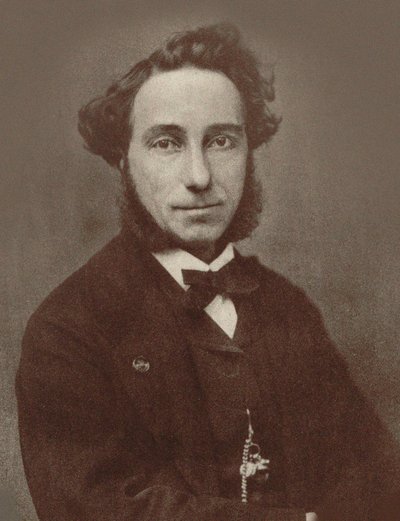 Portrait of the violinist and composer Camillo Sivori, ca 1865 by Unbekannt