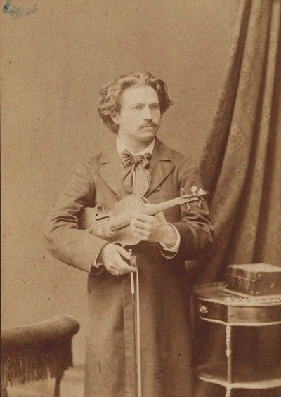 Portrait of the Violinist and Composer Frantisek Ondricek by Unbekannt