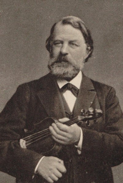 Portrait of the violinist and composer Joseph Joachim 1831-1907 by Unbekannt
