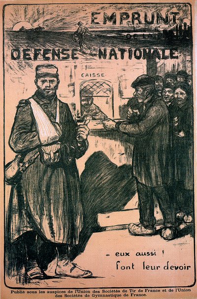 Poster Paying Tribute to the War Effort, French, World War I by Unbekannt