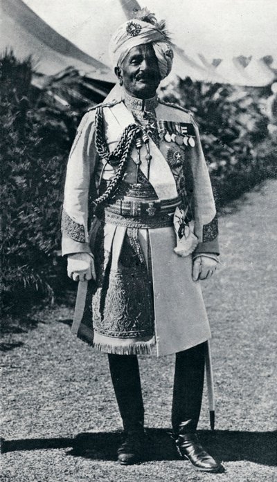 Pratap Singh 1845-1922, British Indian Army Officer and Maharaja, 1914 by Unbekannt