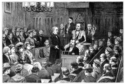 Presentation of the Freedom of the City to Mr. Gladstone, 1877 by Unbekannt