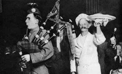 Presentation of the Haggis at a Caledonian Banquet, London by Unbekannt