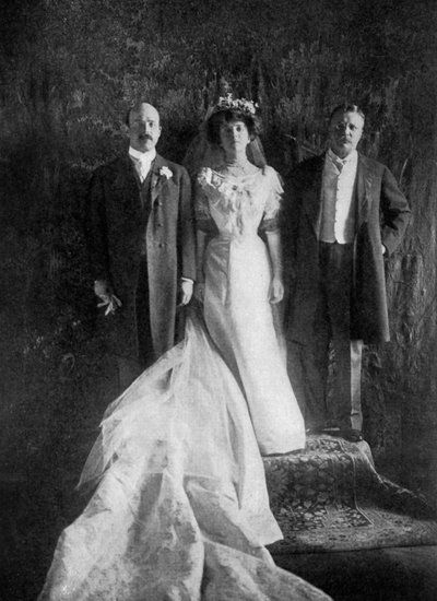 President Roosevelt and Mr. and Mrs. Longworth, 1906, 1908 by Unbekannt
