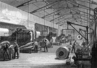 Press Room, Offices of the Daily Telegraph, Fleet Street, London by Unbekannt