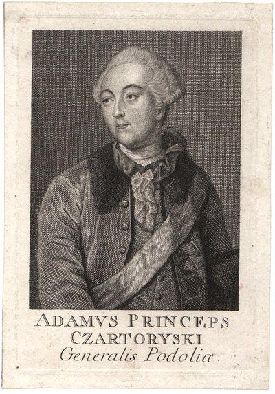 Prince Adam Kazimierz Czartoryski 1734-1823 by Unbekannt