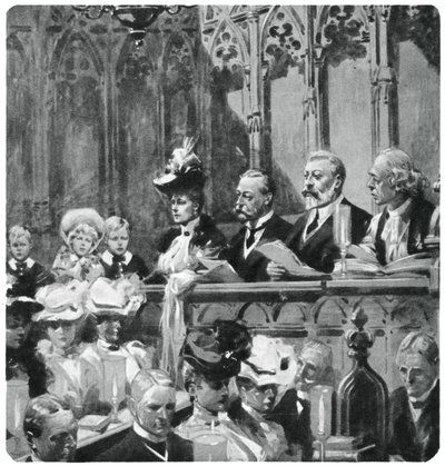 Prince Albert at the Abbey Thanksgiving Service for His Parents