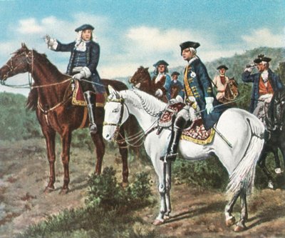 Prince Eugene and Crown Prince Frederick, 1734, 1936 by Unbekannt