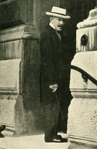 Prince Lichnowsky at the Foreign Office, London, 1914 by Unbekannt