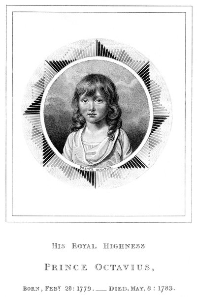 Prince Octavius, eighth son of George III, 19th century by Unbekannt