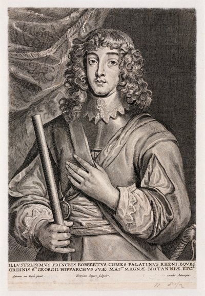 Prince Rupert of the Rhine, cavalry officer by Unbekannt