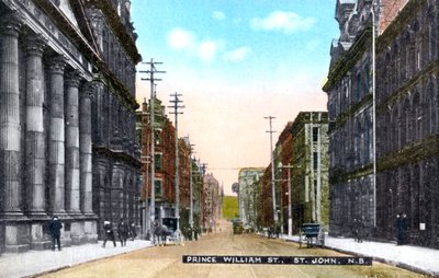 Prince William Street, Saint John, New Brunswick, Canada by Unbekannt