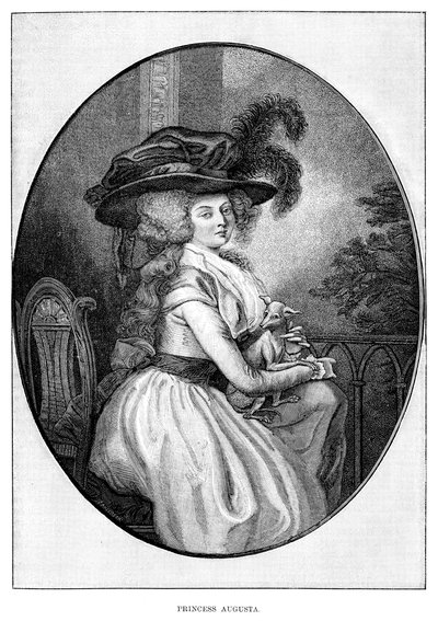 Princess Augusta, Second Daughter of George III by Unbekannt