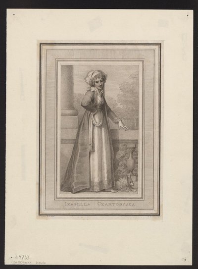 Princess Izabela Czartoryska, née Countess Fleming, 18th century by Unbekannt