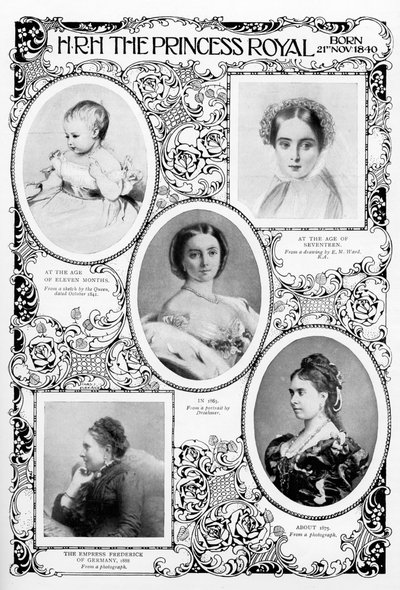 Princess Victoria Adelaide Mary Louise, eldest daughter of Queen Victoria, late 19th century by Unbekannt