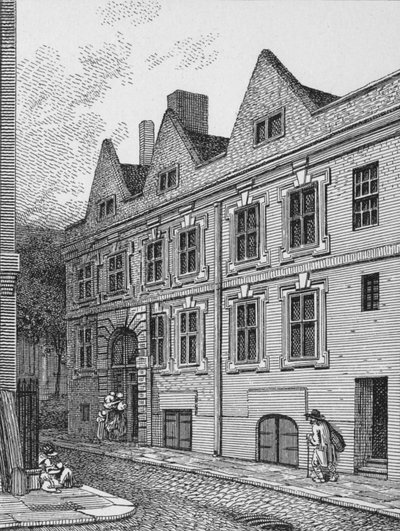 Principal Entrance to Leathersellers Hall, City of London, 1801, 1911 by Unbekannt