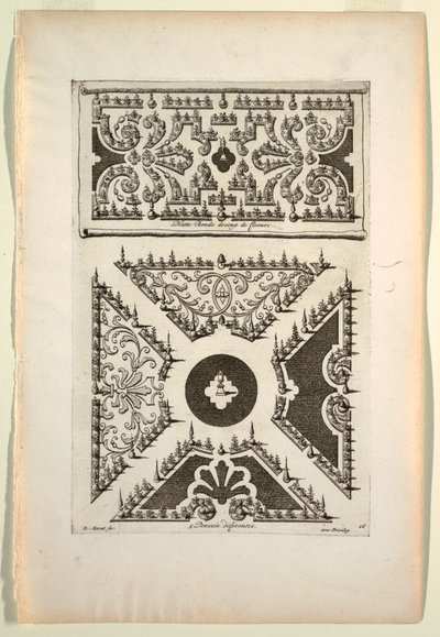 Print, Flat Band of Flowers (Five Different Variations) by Unbekannt