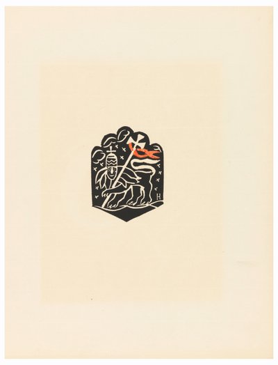 Print, Vignette, Plate X, Ethiopia, Christ, Madonna and Saints, as Seen in Illuminations of Old Ethiopian Codices Portfolio, 1920 by Unbekannt