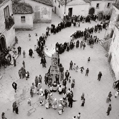 Procession of Flagellants, Albano di Lucania, Potenza, Basilicata, Italy by Unbekannt