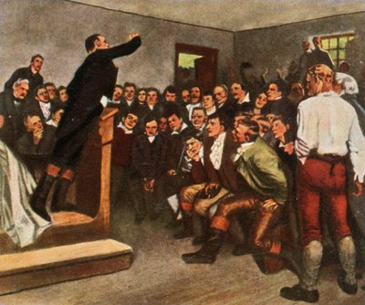 Professor Steffens Rouses His Audience to Fight for Freedom, 8 February 1813 by Unbekannt
