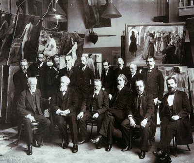 Professors of the Russian Academy of Arts by Unbekannt