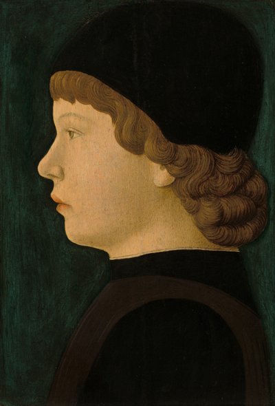 Profile Portrait of a Boy by Unbekannt