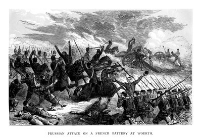 Prussian Attack on a French Battery at Woerth by Unbekannt