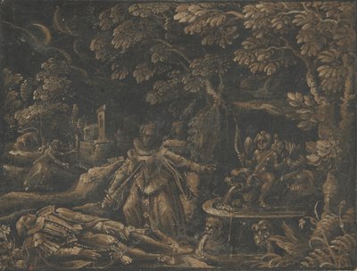 Pyramus and Thisbe by Unbekannt