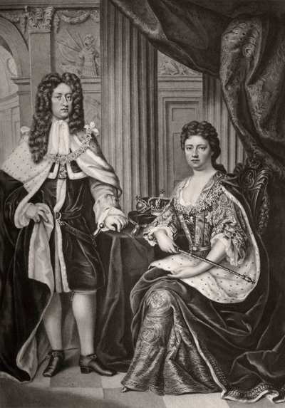 Queen Anne and Prince George of Denmark, Late 17th or Early 18th Century, 1906 by Unbekannt