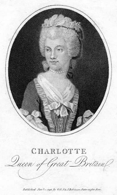 Queen Charlotte, Queen Consort of George III by Unbekannt