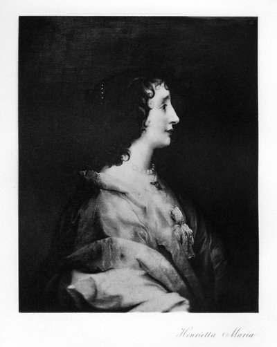 Queen Henrietta Maria, Queen Consort of England, Scotland and Ireland by Unbekannt