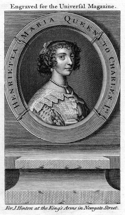 Queen Henrietta Maria, Queen Consort of Charles I by Unbekannt