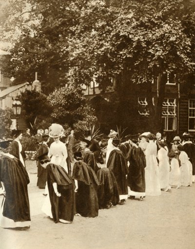 Queen Mary at Bedford College, London by Unbekannt