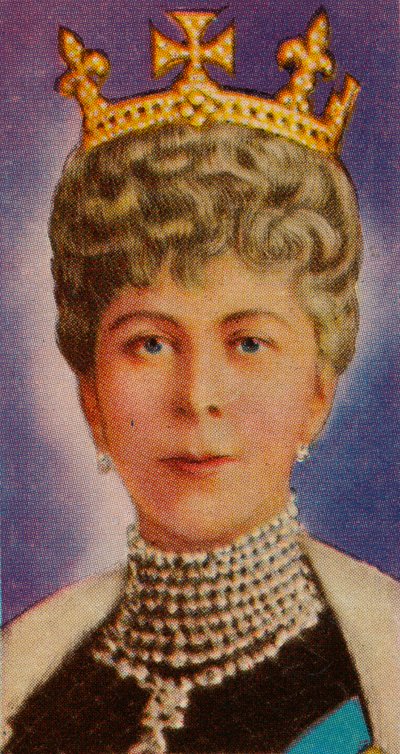 Queen Mary, Consort of King George V, at Her First State Opening of Parliament, 1911 by Unbekannt