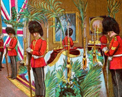 Queen Victoria Lying in State at Osborne House by Unbekannt